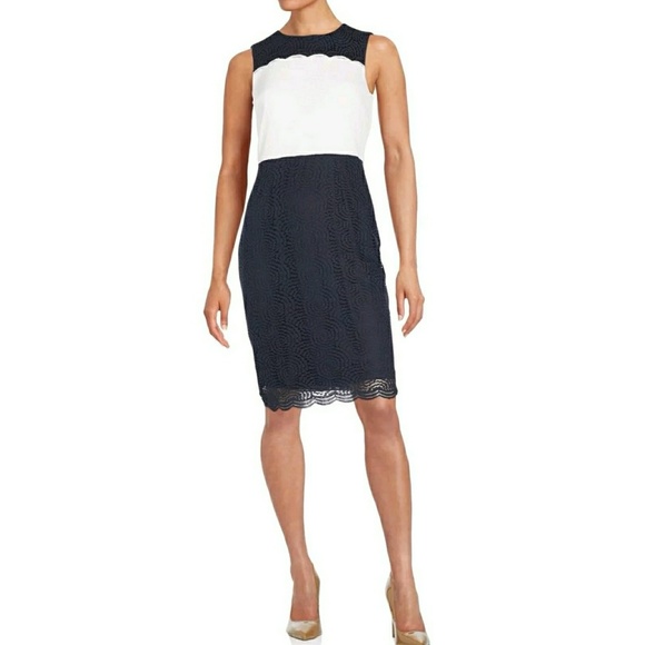 karl lagerfeld navy dress